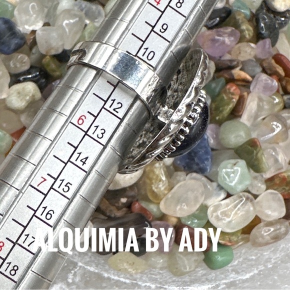 Alquimia by Ady Silver and Black Ring - Picture 3 of 3